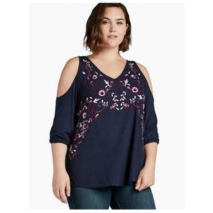 Lucky Brand Cold Shoulder Top